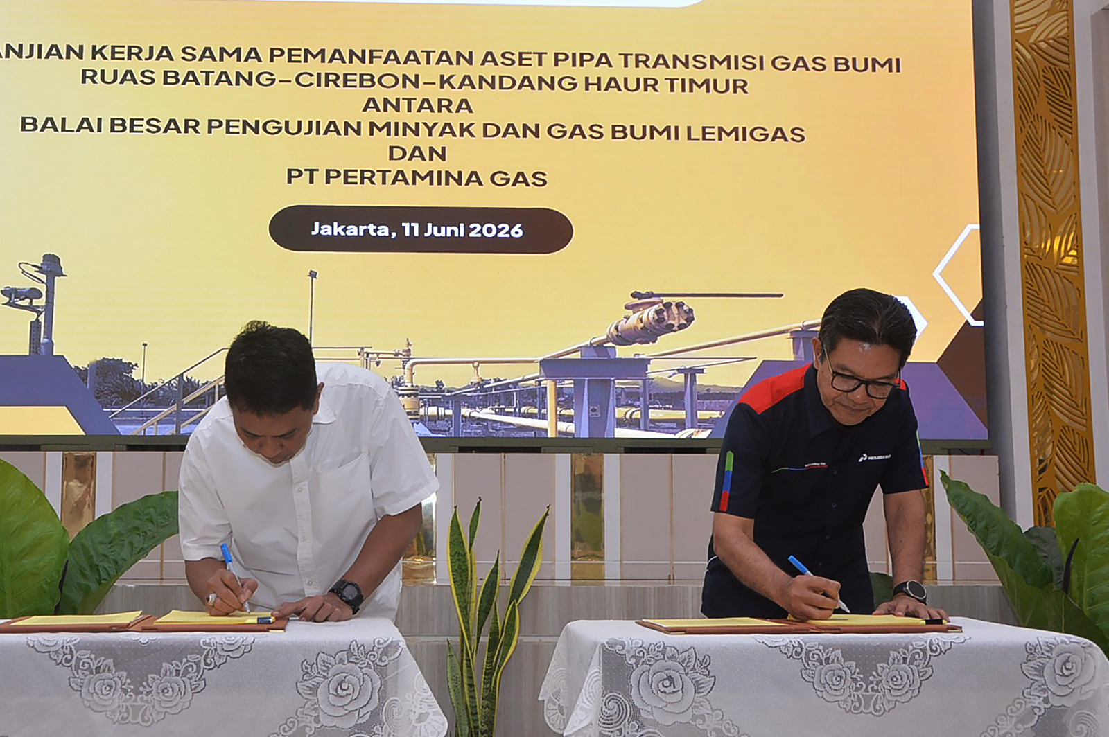 Perkuat Integrasi Jaringan Gas Trans Jawa, LEMIGAS dan Pertagas Tandatangani Perjanjian Kerja Sama Pemanfaatan Cisem II