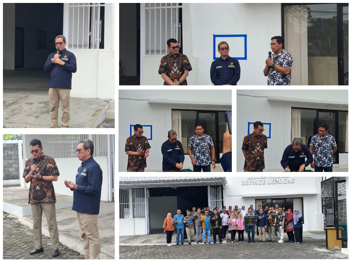 PERESMIAN LABORATORIUM LEMIGAS DI GERSIK JAWA-TIMUR