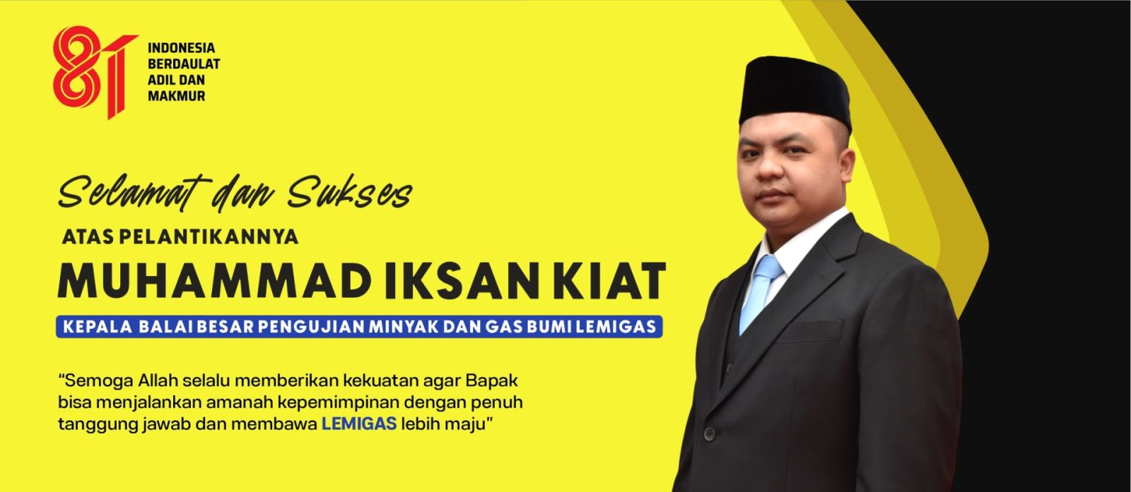 Pelantikan Kabal - Iksan Kiat
